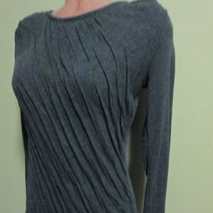 SIMPLY VERA VERA WANG TOP SIZE S GRAY